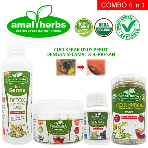 Set Combo Senna 4 in 1 Sanna Detox Slimming