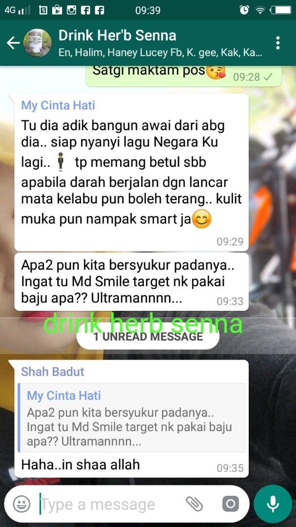 testimonial teh sanna senna amal herbs