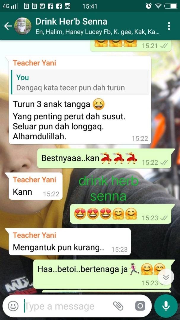 testimonial teh sanna senna amal herbs