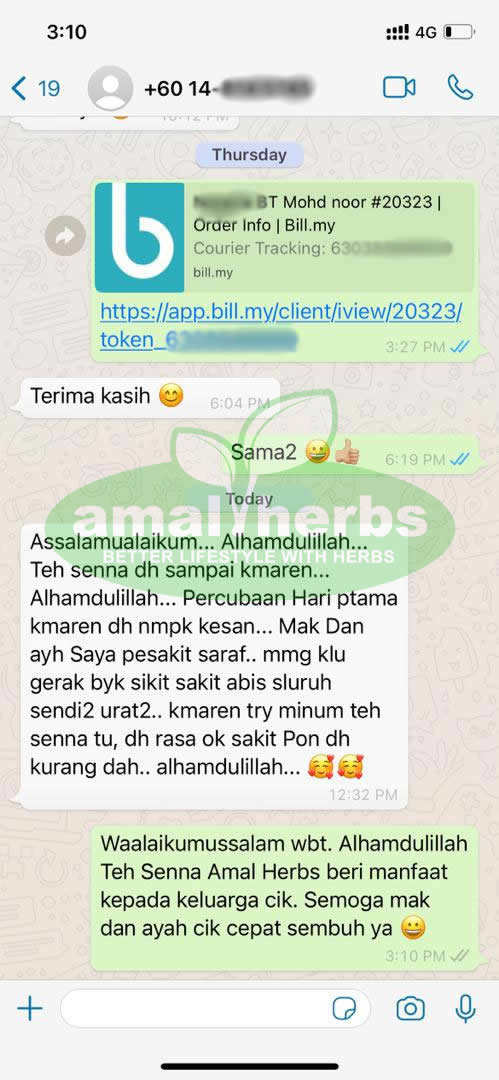 testimonial teh sanna senna amal herbs